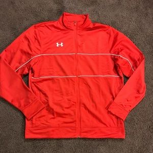 Under Armour Men's XL Red UA Rival Full Zip Jacket